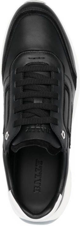 Bally embossed-logo detail low-top sneakers Black