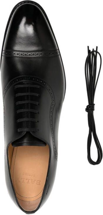 Bally embossed-logo oxford shoes Black