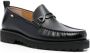 Bally engraved-logo leather loafers Black - Thumbnail 2