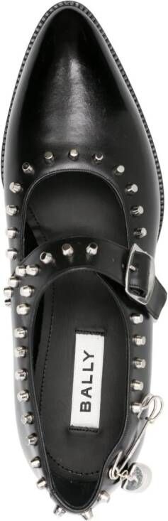 Bally Gerwin studded leather loafers Black
