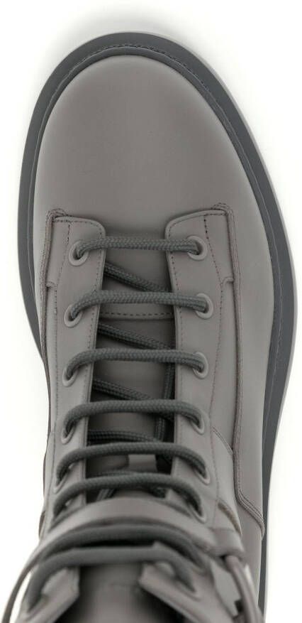 Bally Gioele leather boots Grey