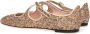 Bally glitter-embellished ballerina shoes Gold - Thumbnail 3