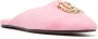 Bally Gylon logo-plaque suede slippers Pink - Thumbnail 2