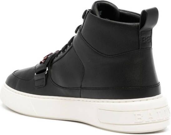 Bally high-top lace-up sneakers Black