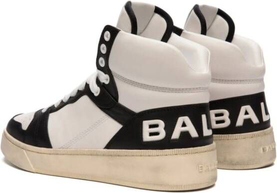 Bally high-top leather sneakers Neutrals