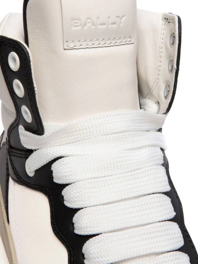 Bally high-top leather sneakers Neutrals