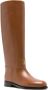 Bally Hollie leather knee-high boots Brown - Thumbnail 2