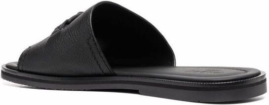 Bally horsebit detail sandals Black