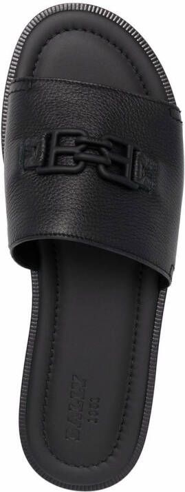 Bally horsebit detail sandals Black