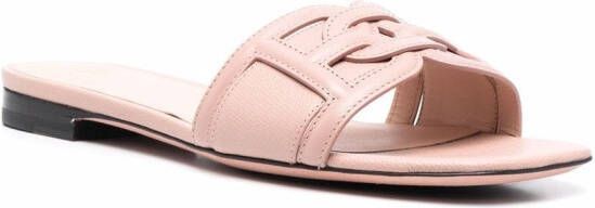 Bally interlocking logo sandals Neutrals