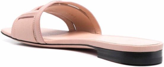 Bally interlocking logo sandals Neutrals