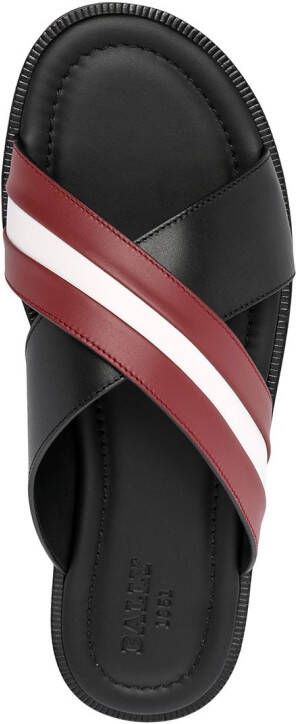 Bally Jaabir stripe-detail sandals Black