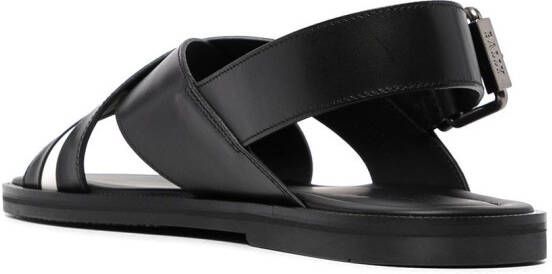Bally Jamilo crossover-straps leather sandals Black