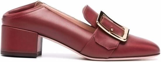 Bally Janelle 40 block loafers Red