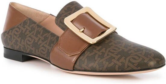 Bally Janelle monogram loafers Brown