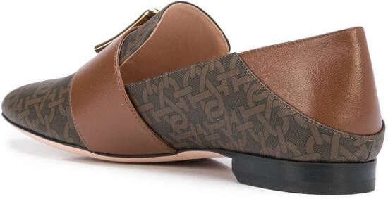 Bally Janelle monogram loafers Brown