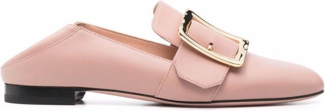 Bally Janette buckle-detail loafers Pink