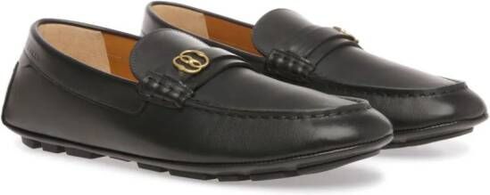 Bally Keeper leather boat shoes Black
