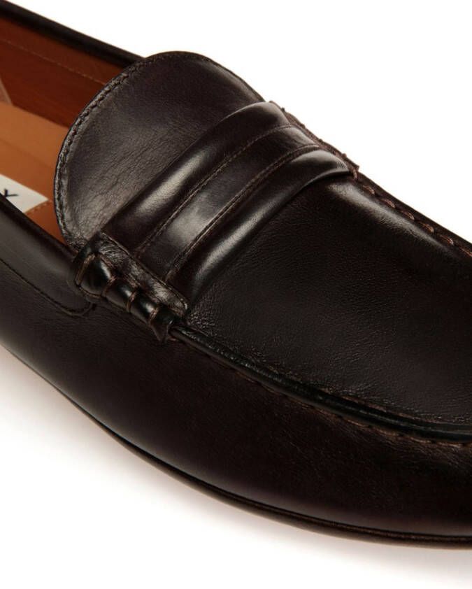 Bally Kerbs leather driving loafers Brown
