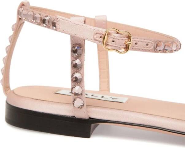 Bally Krilli-T crystal-embellished sandals Pink