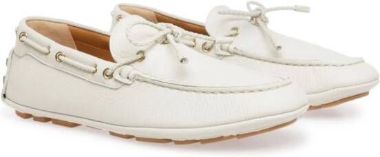 Bally Kyan leather loafers White