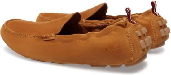 Bally Kyler suede loafers Brown