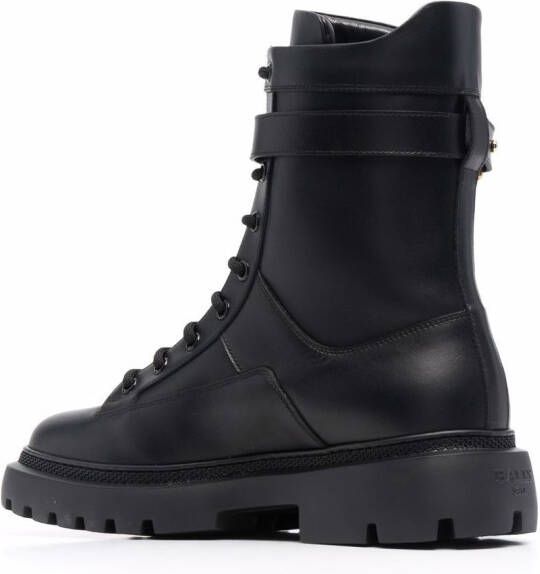 Bally lace-up ankle boots Black