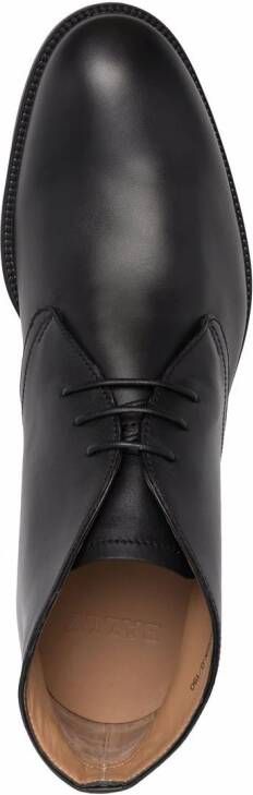 Bally lace-up leather ankle boots Black