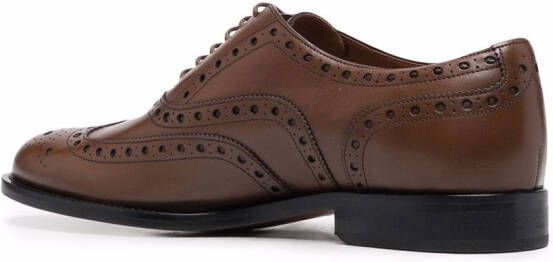 Bally lace-up leather brogue shoes Brown
