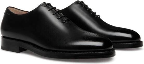 Bally lace-up leather oxford shoes Black