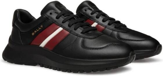 Bally lace-up leather sneakers Black