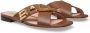 Bally Larise flat leather sandals Brown - Thumbnail 2