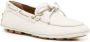 Bally leather boat loafers White - Thumbnail 2