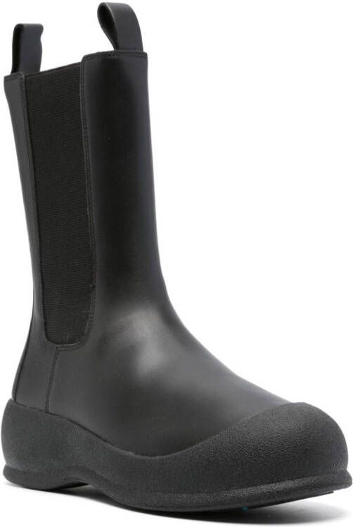 Bally leather Chelsea boots Black