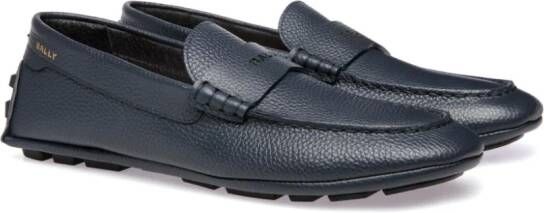 Bally leather driving shoes Black