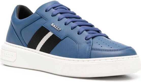 Bally leather low-top sneakers Blue