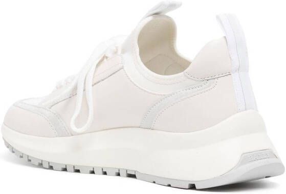 Bally leather panelled sneakers White