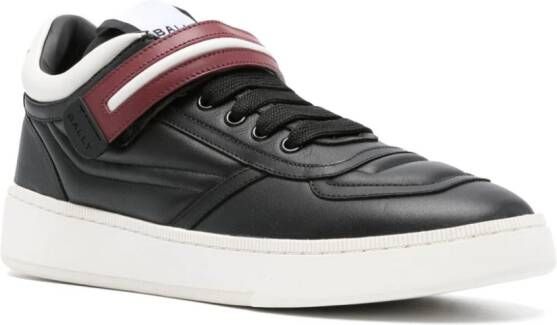 Bally leather touch-strap sneakers Black