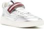 Bally leather touch-strap sneakers Silver - Thumbnail 1