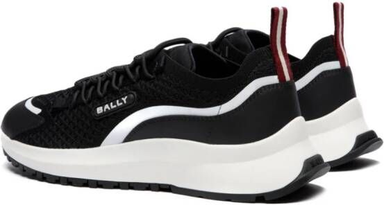 Bally logo-appliqué mesh-panelling sneakers Black