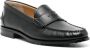 Bally logo cut-out leather loafers Black - Thumbnail 2