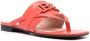 Bally logo-embellishment leather sandals Orange - Thumbnail 2