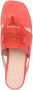 Bally logo-embellishment leather sandals Orange - Thumbnail 4