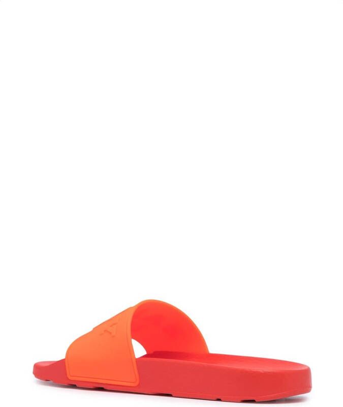 Bally logo-embossed slides Orange