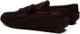 Bally logo-embroidered round-toe loafers Brown - Thumbnail 3