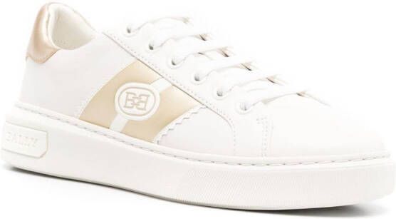Bally logo low-top sneakers White