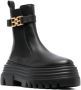 Bally logo-plaque leather boots Black - Thumbnail 2