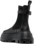 Bally logo-plaque leather boots Black - Thumbnail 3