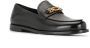 Bally logo-plaque leather loafers Black - Thumbnail 2