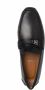 Bally logo-plaque leather loafers Black - Thumbnail 4